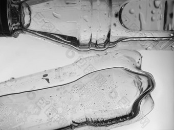 塑料水瓶浮动水non-decomposable塑料概念环境污染有创意的背景照片水下角落里