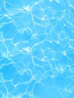 波水表面蓝色的游泳池摘要背景