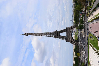 巴黎法国4月美丽的视图埃菲尔<strong>铁塔</strong>塔之旅埃菲尔<strong>铁塔</strong>阳光明媚的春天一天惊人的视图纪念碑巴黎