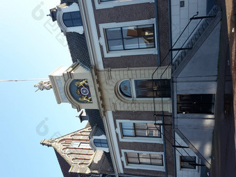 视图埃德-瓦赫宁根美丽的城市荷兰重要的大学校园
