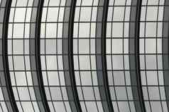 现代玻璃城市建筑背景