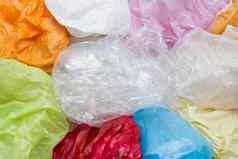 色彩斑斓的塑料袋