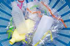 塑料浪费塑料瓶吸管浪费篮子