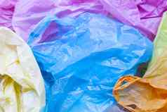 色彩斑斓的塑料袋