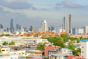 高视图泰国大宫城市