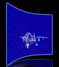 飞机模型风隧道