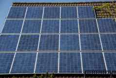太阳能细胞太阳能光电板屋顶