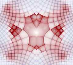 波浪对称的细胞模式几何有机形式摘要色彩斑斓的几何模式设计安装