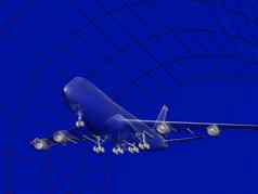 飞机模型风隧道