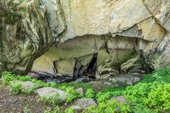 养老河进入洞穴系统韩在-lesse比利时