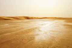 场景水景观沙丘撒哈拉沙漠沙漠塔托