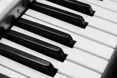 计划键盘黑色的白色照片忧郁的旋律