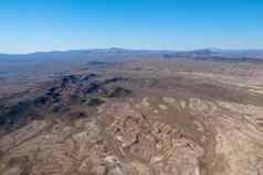 空中视图沙漠湖米德莫哈维族县亚利桑那州