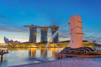 新加坡鱼尾狮公园市中心新加坡业务区