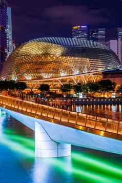 新加坡城市景观金融建筑