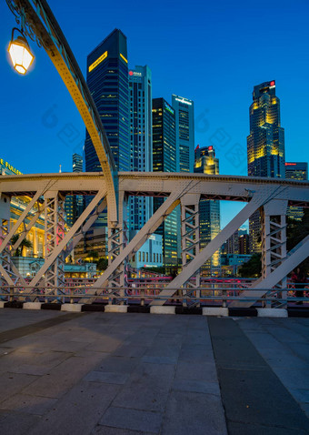 视图安德森桥新加坡