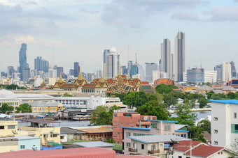 高视图泰国大宫城市