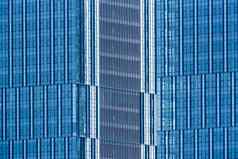 玻璃外观现代摩天大楼