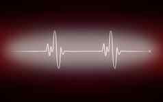 心心电图脉冲图表心电图监控