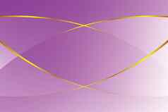 紫色的梯度颜色软光金行图形化妆品横幅广告奢侈品现代背景插图