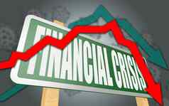 金融经济危机引起的冠状病毒