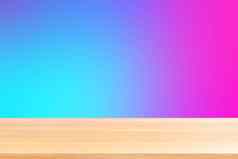 空木表格地板梯度蓝色的粉红色的软背景木表格董事会空前面色彩斑斓的梯度木板材空白蓝色的粉红色的梯度显示产品横幅广告