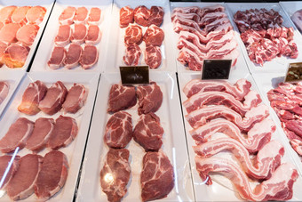 猪肉牛肉包装超市