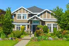 奢侈品住宅房子郊区区域温哥华加拿大