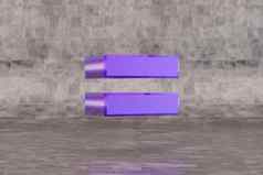 紫罗兰色的=象征光滑的靛蓝标志瓷砖背景呈现字体。字符