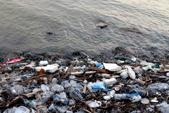 浪费海边污染垃圾海滩浪费垃圾河有毒浪费废水脏水河
