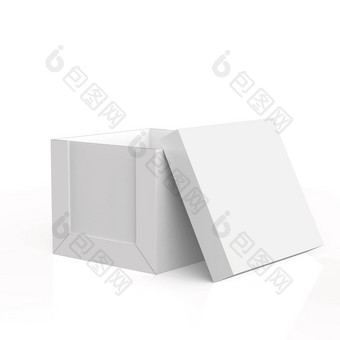空白盒子白色
