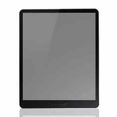 黑色的平板电脑白色