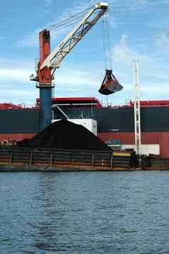 煤炭加载油轮起重机浮筒