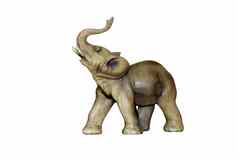 雕像大象大象雕塑白色背景