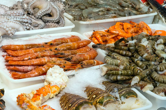 海鲜贝类市场
