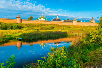 城市景观苏兹达尔著名的俄罗斯小镇部分金环俄罗斯