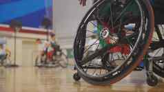禁用运动员戏剧轮椅篮球