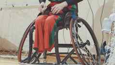 禁用人protes腿移植轮椅运动型培训