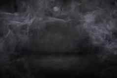 黑色的黑板工作室室内背景雾