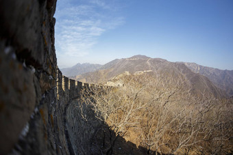 <strong>北京</strong>中国约伟大的墙中国绿色森林景观Mutianyuhuairou区<strong>北京</strong>中国秋天视图炉篦墙中国