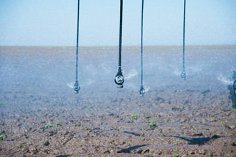 现代农业灌溉系统喷涂场