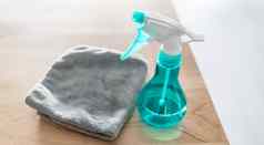 目的更清洁的消毒液喷雾瓶毛巾清洁表面首页厨房