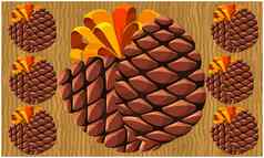 数字纺织设计棕榈水果摘要背景