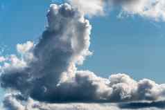 夏天Cloudscape视图自然气象学背景