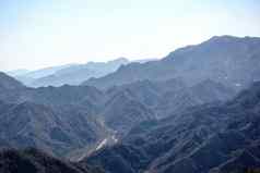 山景观伟大的墙中国