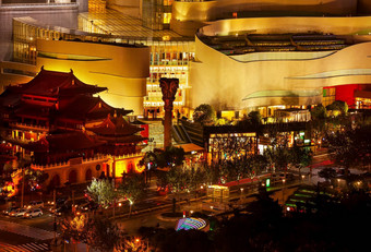 静寺庙公园南京街上海中国
