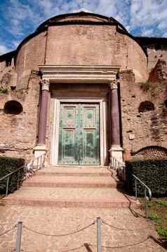 罗慕洛寺庙论坛罗马罗马意大利
