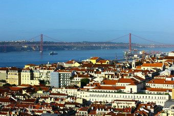 低塔霍河桥里斯本葡萄牙