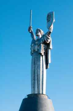 雕像祖国基辅乌克兰