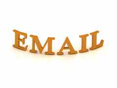 电子邮件标志橙色信